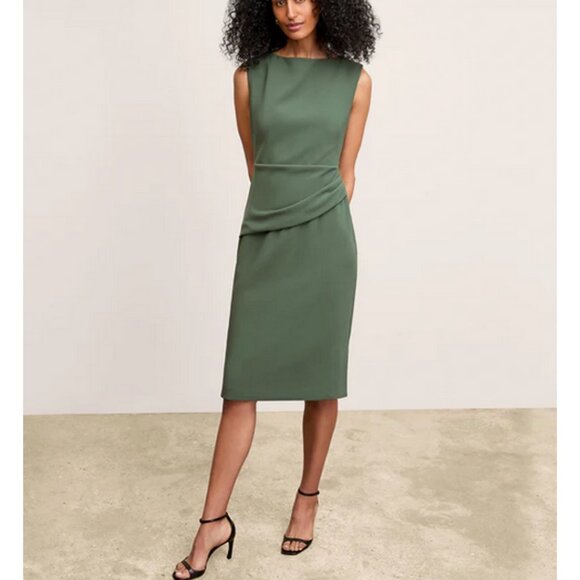 MM LaFleur Maisie Dress, Everyday Crepe in Dusty Pine - Size 4 - NWT - Picture 1 of 6